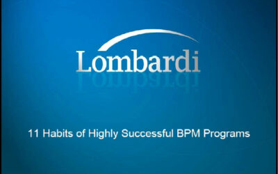 11 Habits for Highly Successful BPM Programs