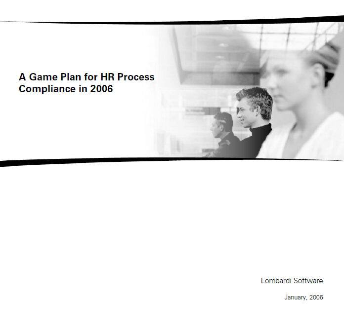 A Game Plan for HR Process Compliance in 2006