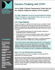 Decision Modeling with DMN