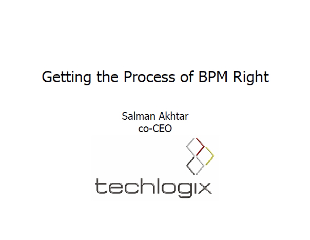 Getting the Process of BPM Right