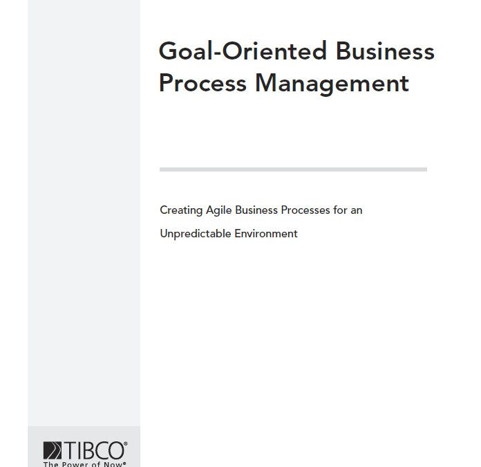 Goal-oriented BPM