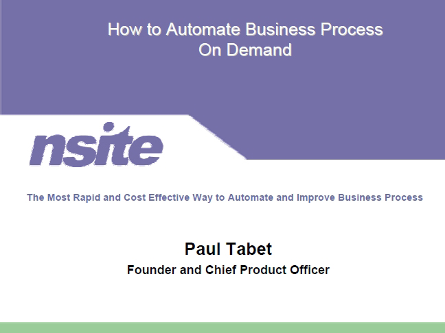 How to Automate Business Processes On Demand