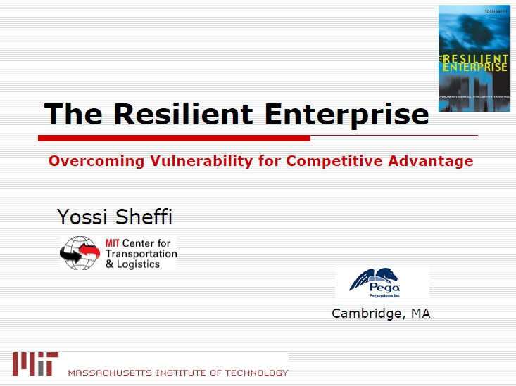 Lessons from the Resilient Enterprise – How Winners Build for Change