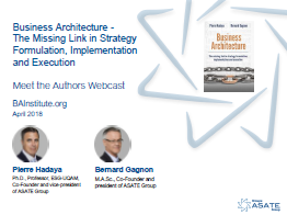 Meet the Author: Business Architecture – The Missing Link