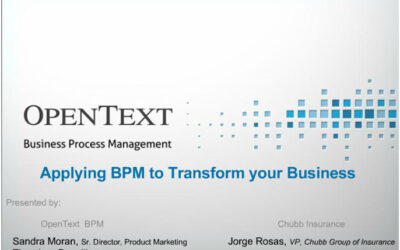 BPM: It’s Value and Role in Transforming Business