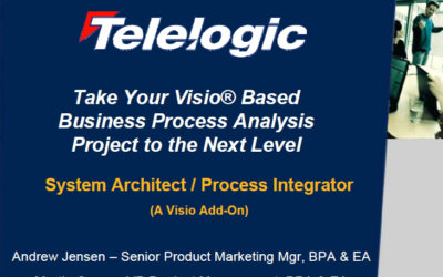 Take Your Visio® based Business Process Analysis Project to the Next Level