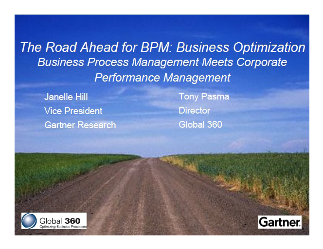 The Road Ahead for BPM in 2006