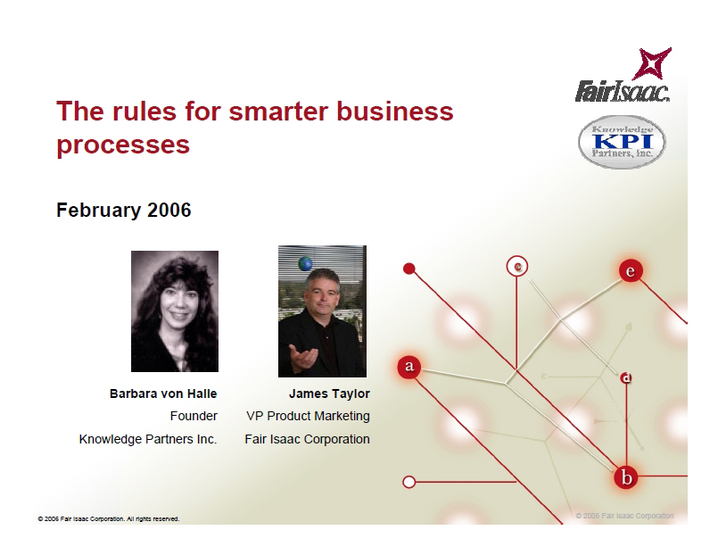 The Rules for Smarter Business Processes