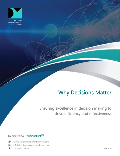 Why Decisions Matter