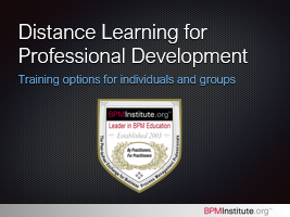 Distance Learning for Professional Development