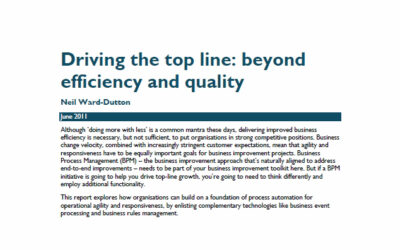 Driving The Top Line: Beyond Efficiency And Quality